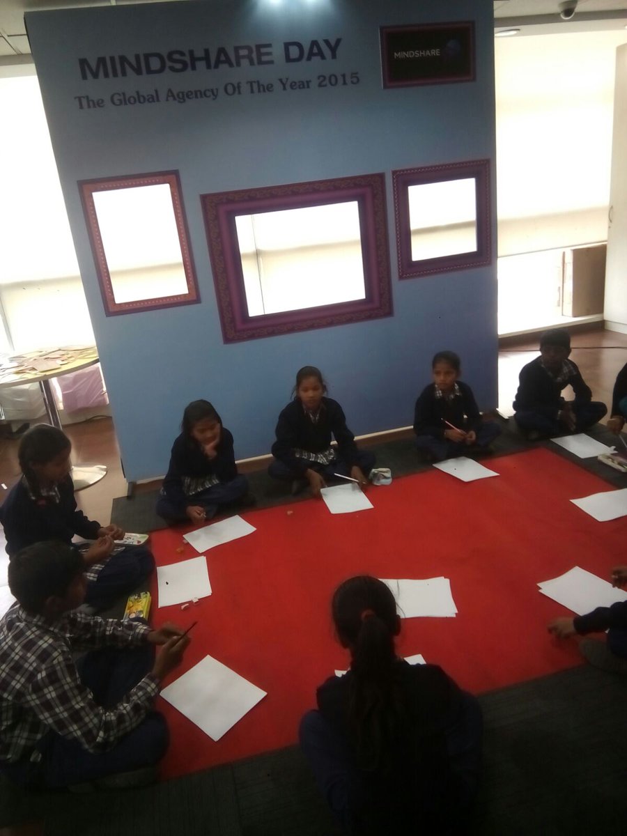 cis_events's tweet photo. Literacy India in Gurgaon are geared up for their fun afternoon with #TeamMindshare ! @Mindshare_In https://t.co/agD4p8iyBR