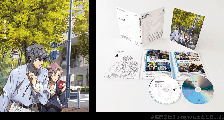 アクエリオンロゴス アニメ公式 アクエリオンロゴス Dvd Vol 4のジャケ写を公開しました 4巻のジャケットは翼人 桜子の2人です 特典ドラマcd 目覚めろ 導く者達 は創声部の屋台骨 オペレーターたちの秘話が明かされます Aqlogos T