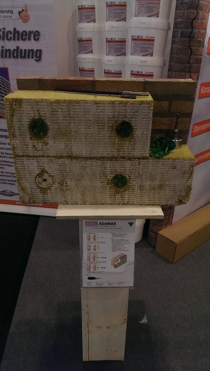 NEU! TripleFix.Befestigung WDVS und gleichzeitiger Verankerung Innen und Außen Mauer!