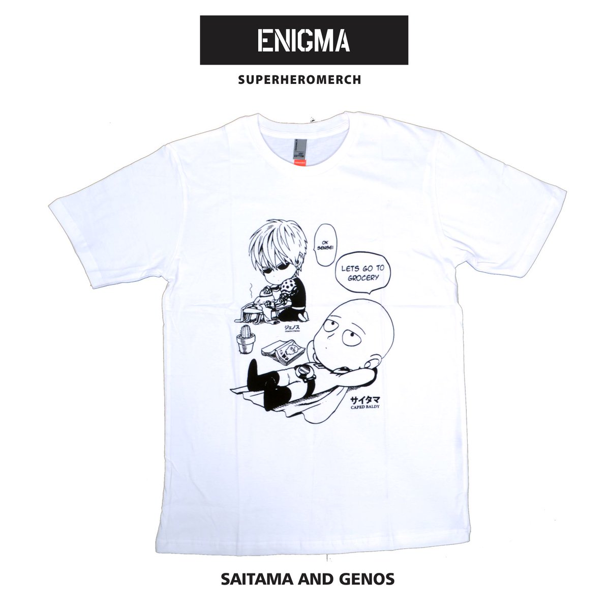#ReadyStock
Saitama And Genos
instock size S-XL 
Order to :
 text : 083829055492
 #OnePunchMan #enigmastore