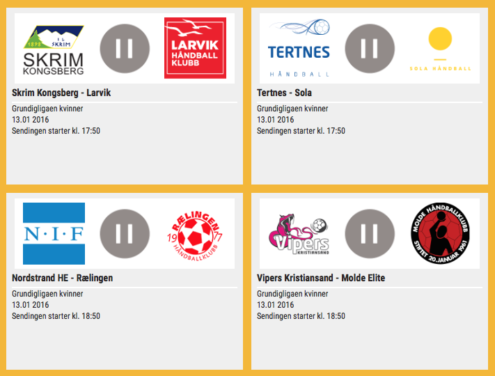 HandballTVcom's tweet photo. Idag kan du se fire kamper fra GRUNDIGligaen kvinner på https://t.co/JjlEiVuHQD
Se vedlegg! https://t.co/mvPVmty044