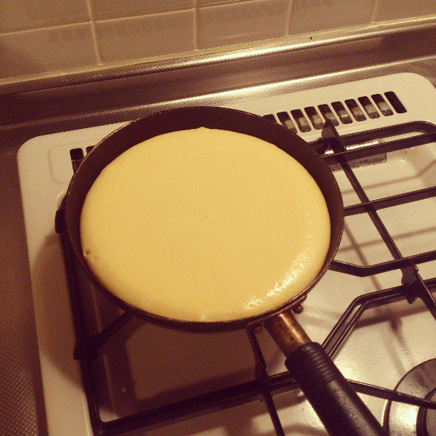 懐かしい♥ぐりとぐらのかすてら風ホットケーキを作ってみよう