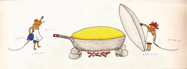 懐かしい♥ぐりとぐらのかすてら風ホットケーキを作ってみよう