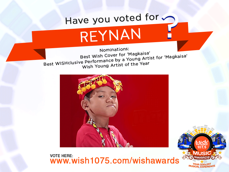 UMG_PH's tweet photo. Did you like Reynan's performance at Wish FM? Vote now at the Wish Awards! https://t.co/KUeFG360U5