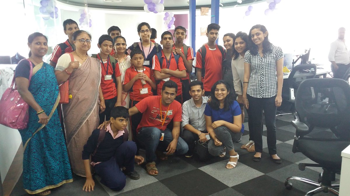 cis_events's tweet photo. Team Catalyst with the kids from KC Nanavati Special School! #MindshareDay https://t.co/gnsLHzwPBj