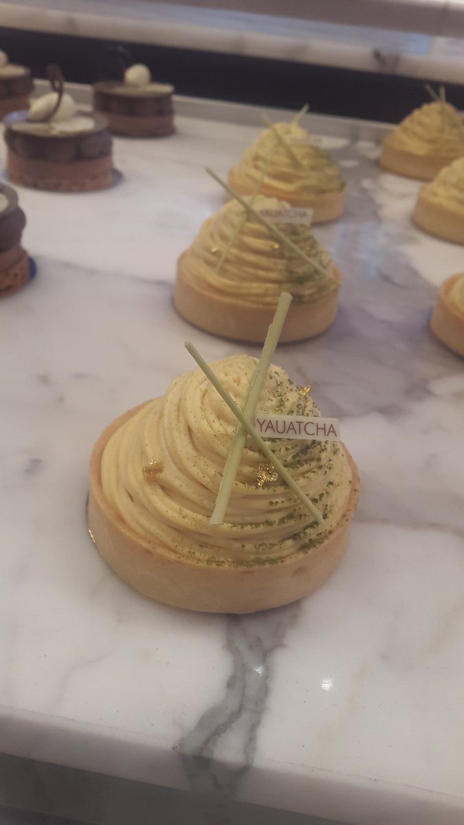 Lemon, sesame tart, delicately prepared by the team this morning <a href="/Courtneys_cake/">Courtney Gwatkin</a> <a href="/ChristykGuthrie/">Christy Guthrie</a> <a href="/ghornigold/">Graham Hornigold</a>