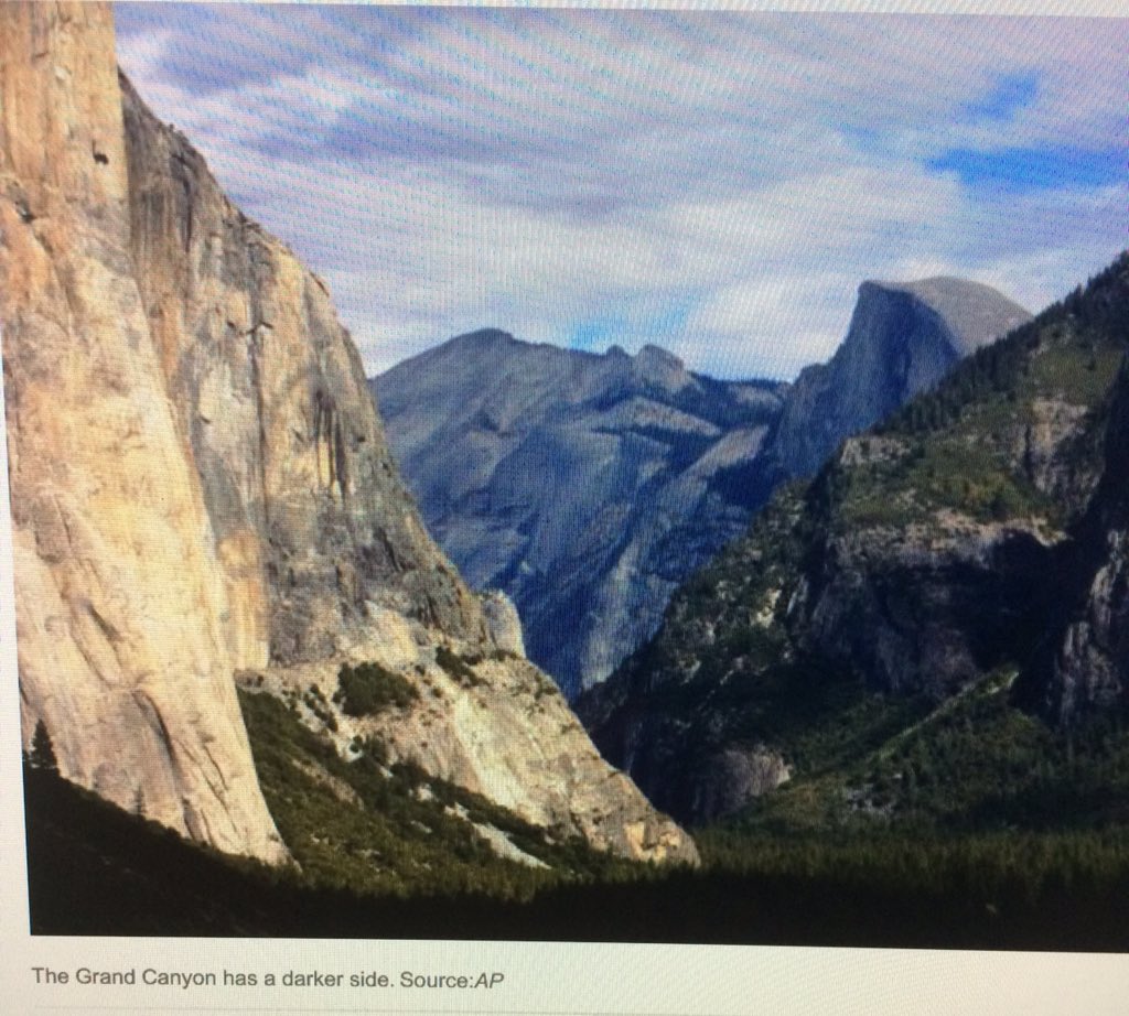 churchie11's tweet image. Is the darker side the fact it's pretending to be Yosemite? #differentstate #geographylessons @newscomauHQ