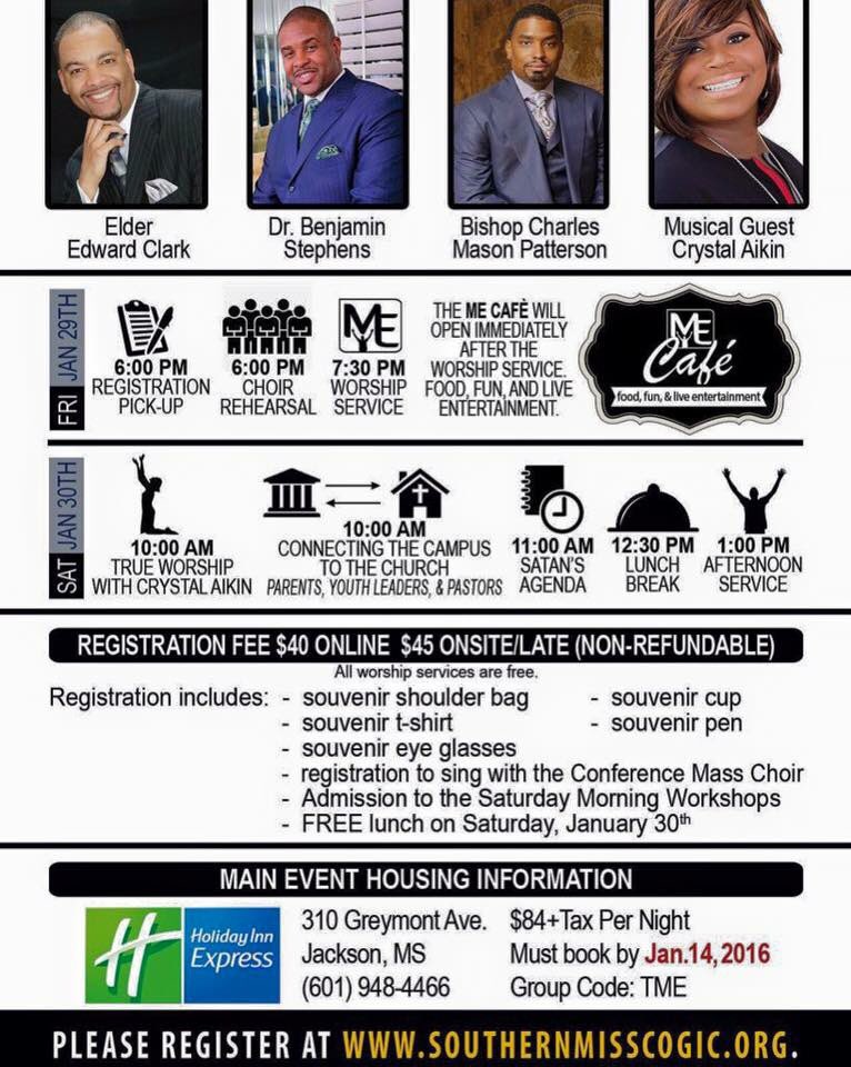 UsmLighthouse's tweet photo. It's almost that time of year again!!!! #ME2k16 @PT_COGICMemphis @BenStephensIII @EClarkIII @crystalaikin https://t.co/sZATyv4S3r