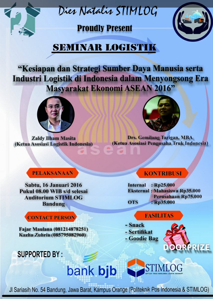 Kyatmaja Lookman Seminar Logistik Stimolog T Co Spoamtqwox