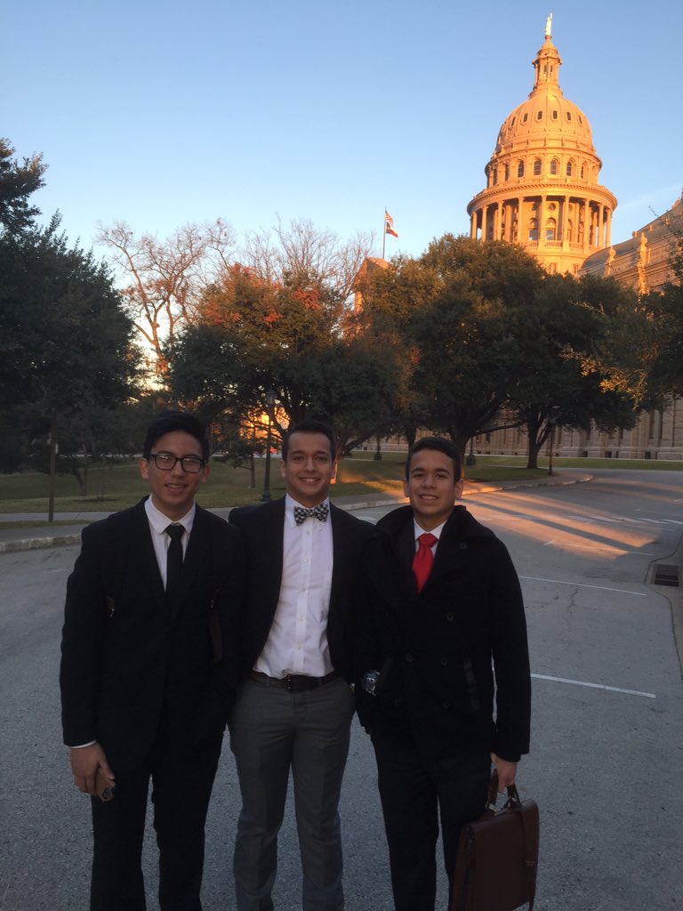 Catsandspeech's tweet photo. Americas HS Debate Team going for the gold at UIL Congress State! #TeamSISD #blazernation https://t.co/mblopqjR5W