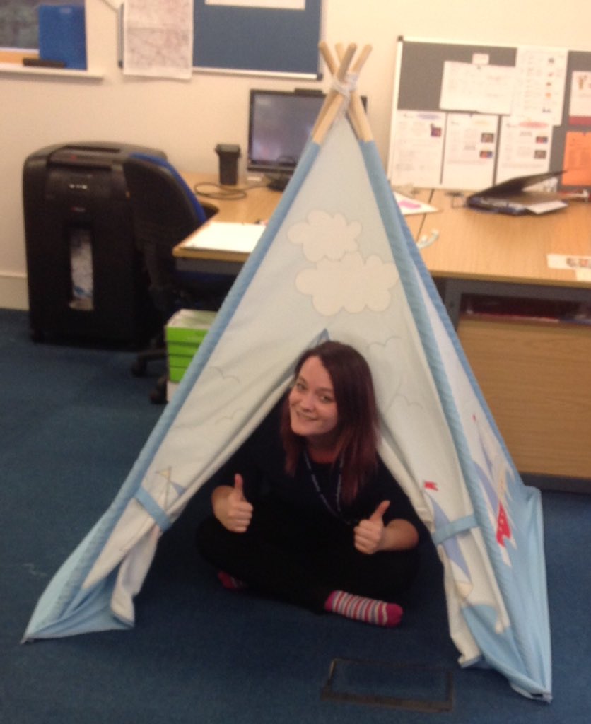 Thanks to Izabella Peters for the amazing Teepee! Even our staff enjoy using it. New home away from home! #Fairplay