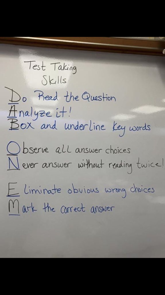 To make it through these exams you just gotta....