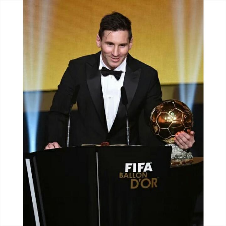 Leo Messi the best player in the world Ballon d'Or 2015