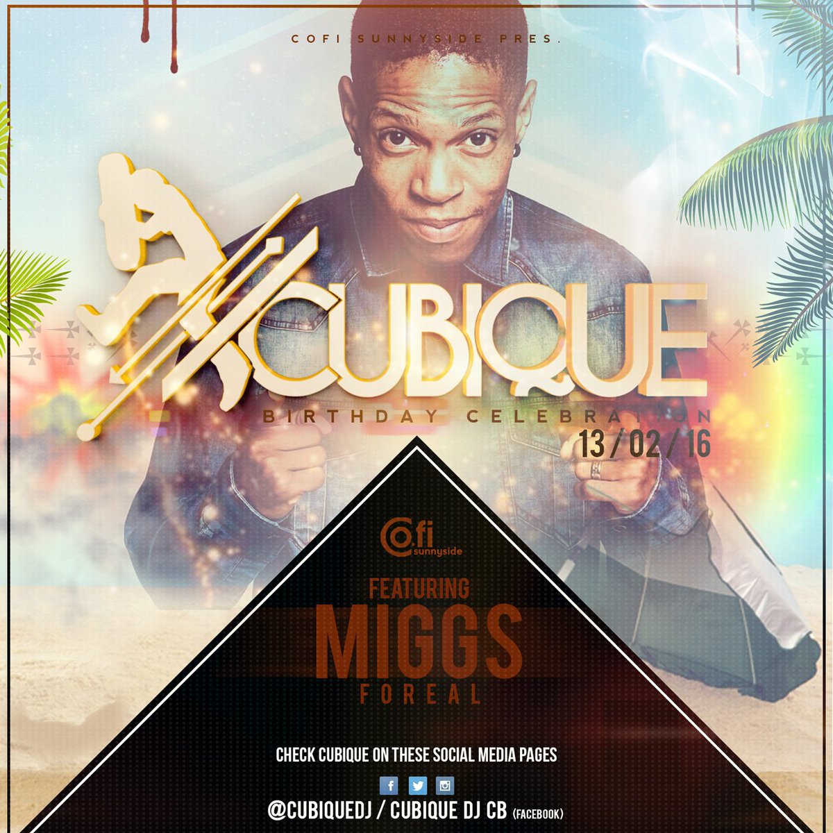 CubiqueDJ's tweet photo. Mixara. The king of great mixing, the educator. Pretoria's very own @IamMiggsForeal will be rocking my party @ Cofi https://t.co/eR1smhiNC3