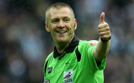 That moment when the referee turns up and everyone says:

"Of for fuck sake. Not that fucking prick again." 

😂⚽️