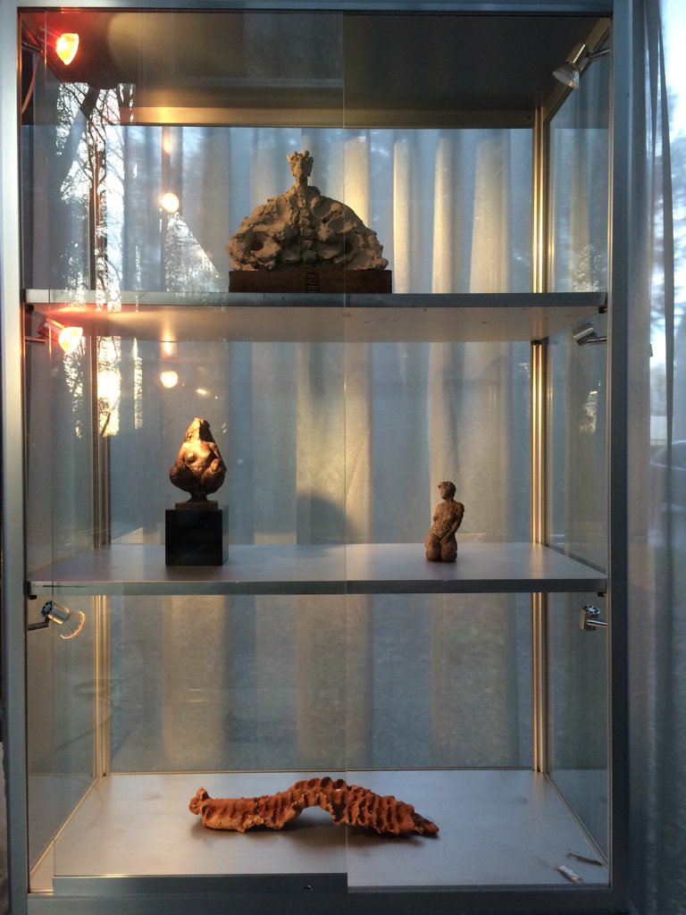 MarijnteKolste's tweet photo. Hoera eindelijk een vitrine in mijn atelier om mijn werk te tonen. https://t.co/2Hk107gT3K