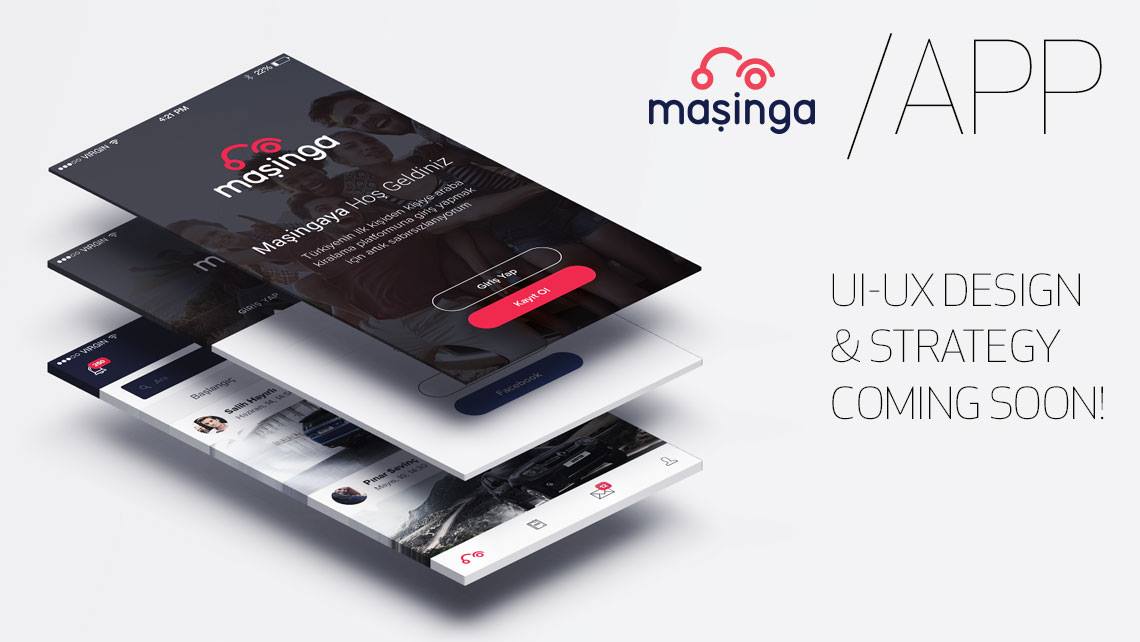 Kitchen_Agency's tweet photo. Maşinga kişiden kişiye araç kiralama markası için yaptığımız UI-UX tasarım ve strateji çalışması çok yakında! https://t.co/eiesbXxxCT