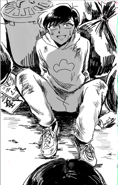 昨日えちゃで描いたもぶおそ 