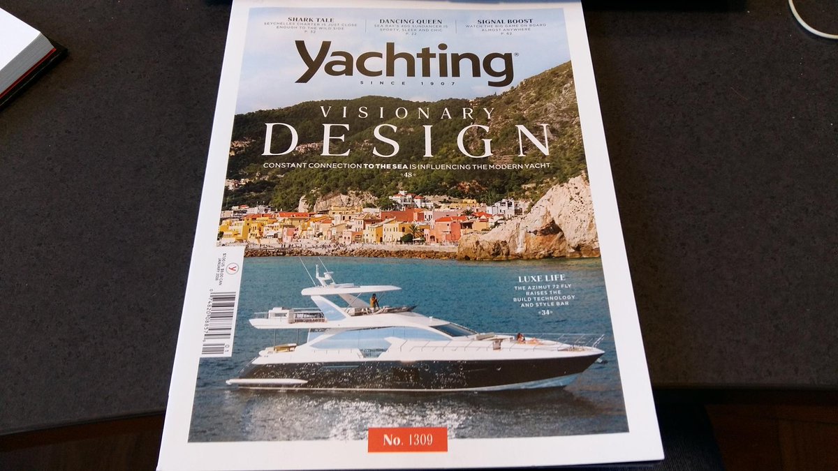 On @YachtingMag - cover and review - January 2016
#ANewDay #azimutyachts #visionarydesign #azimut72