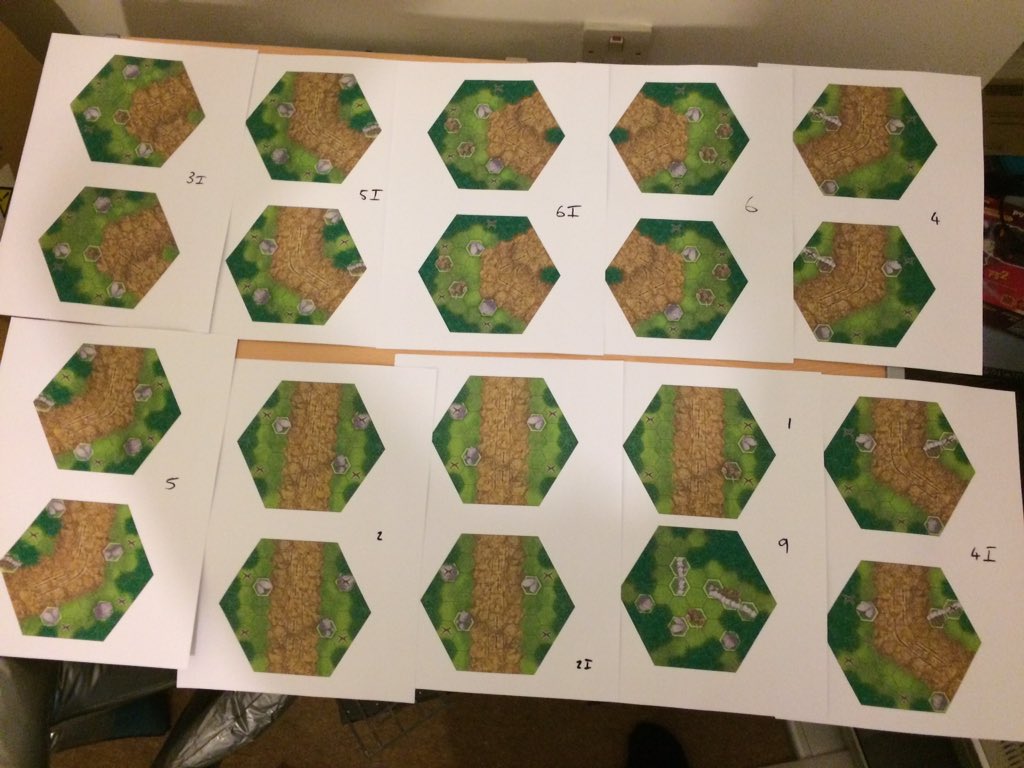 fatchancegames's tweet photo. Spent the night making tiles for #Highwaymen. What do you all think of the art? #tabletop #bgg #highwaymen https://t.co/uokpIDVEaf
