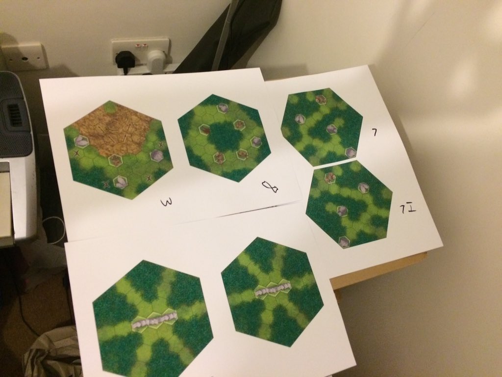 fatchancegames's tweet photo. Spent the night making tiles for #Highwaymen. What do you all think of the art? #tabletop #bgg #highwaymen https://t.co/uokpIDVEaf