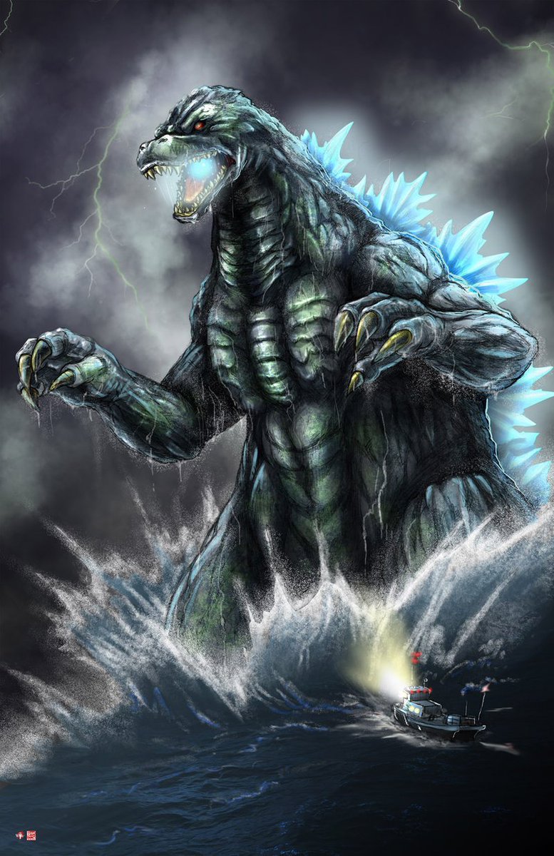 pascalct's tweet image. #godzilla