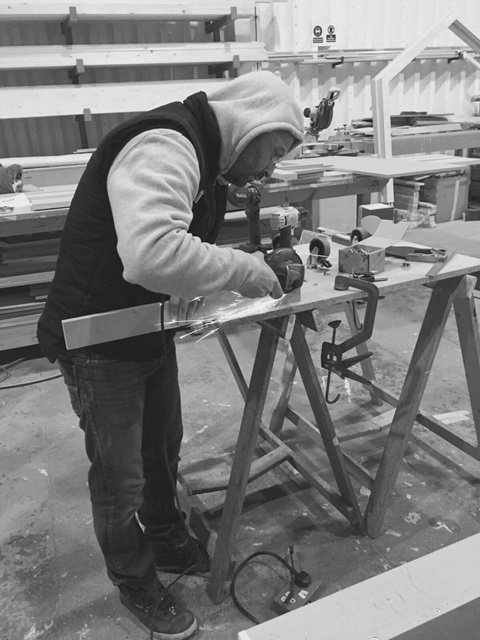 jacooksolutions's tweet image. CAUTION! Men at work in the @ExpoCrew workshop today! #Graft #Work #Business #Exhibition #Stand #Brand