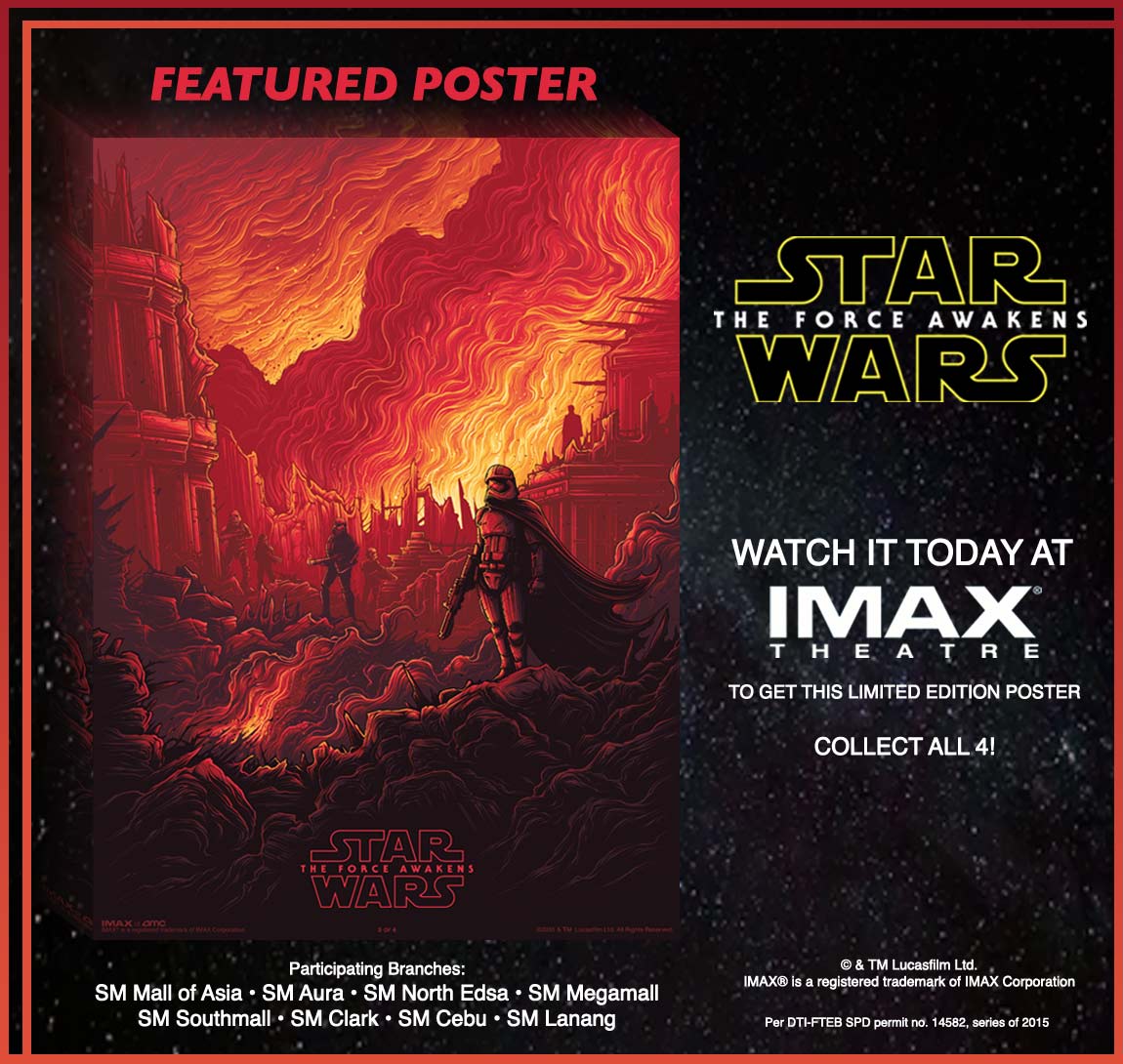 IMAX_SMCinema's tweet photo. Receive this limited edition poster this TGIF when you see #TheForceAwakens in #IMAX. #TheForceAwakensAtIMAXph https://t.co/5NwsSpDhrk