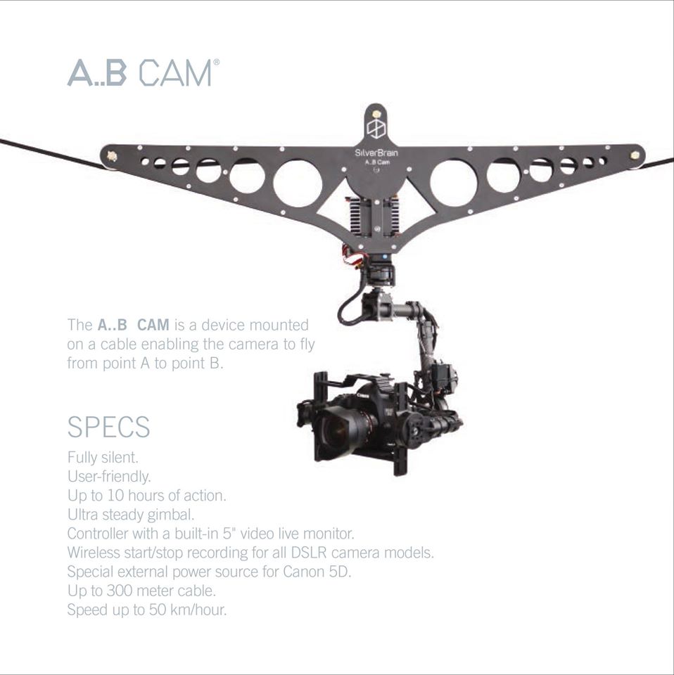 SilverBrain_'s tweet photo. A..B  Cam is a #wireless #camera with #gimbal mounted on a rope allowing you to get amazing bird's-eye #scenes. https://t.co/2rBGI5LcCR
