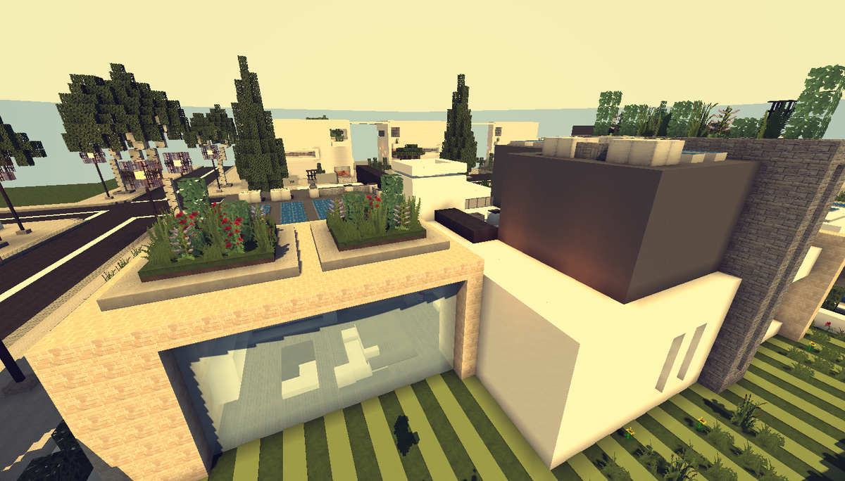 MG_Minecraft's tweet photo. Little moderne house on @Flac_Public https://t.co/b136vNUmV2
