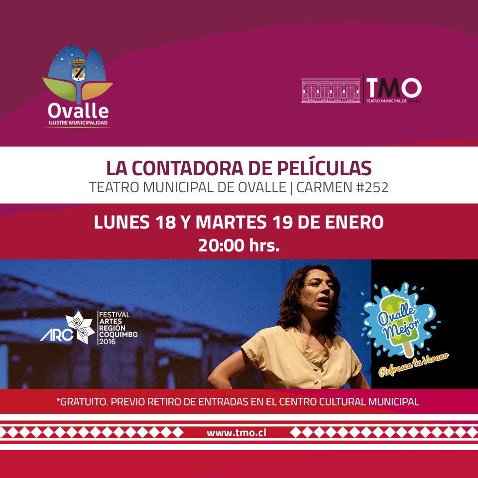 Este 18 y 19 de enero, el TMO recibe a la aclamada compañía Teatro Cinema como parte del Festival ARC #Ovalle