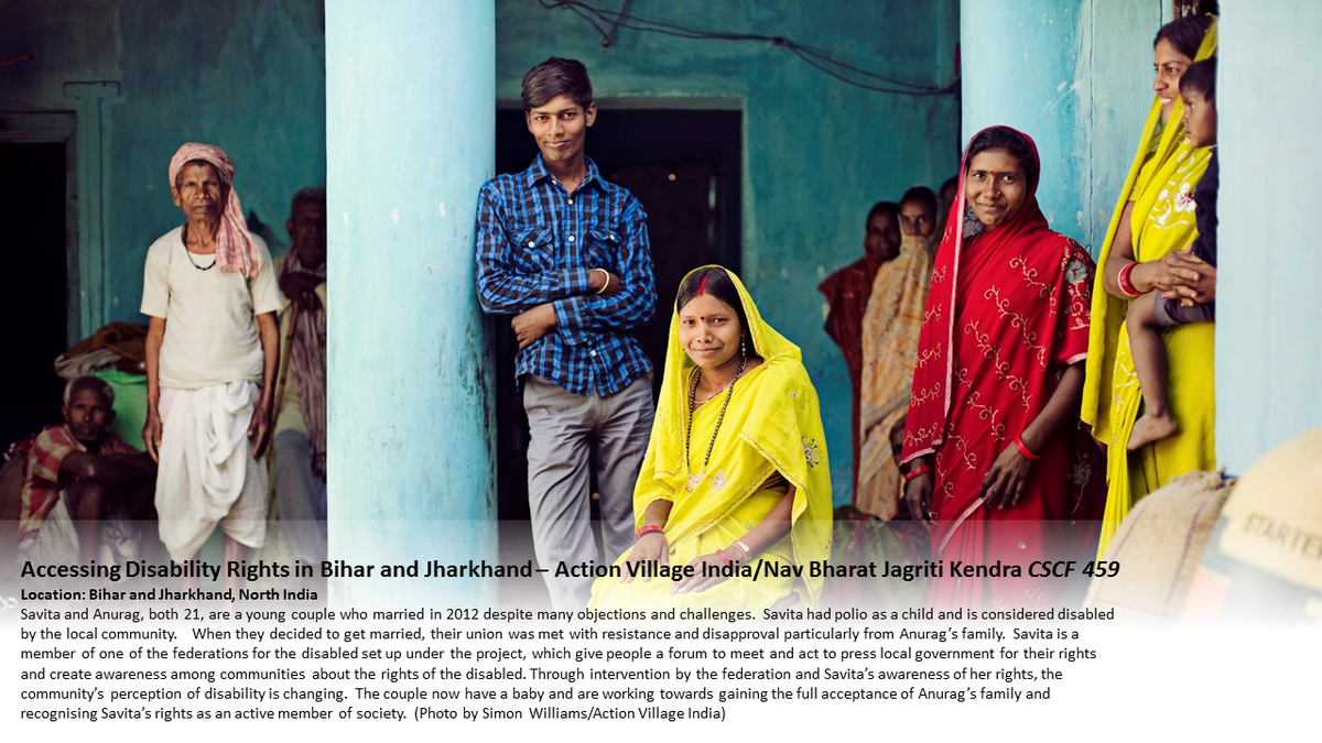 Celebrating 15yrs- #CivilSocietyChallengeFund.Series of beautiful photos #4- Accessing #Disability #Rights in #India