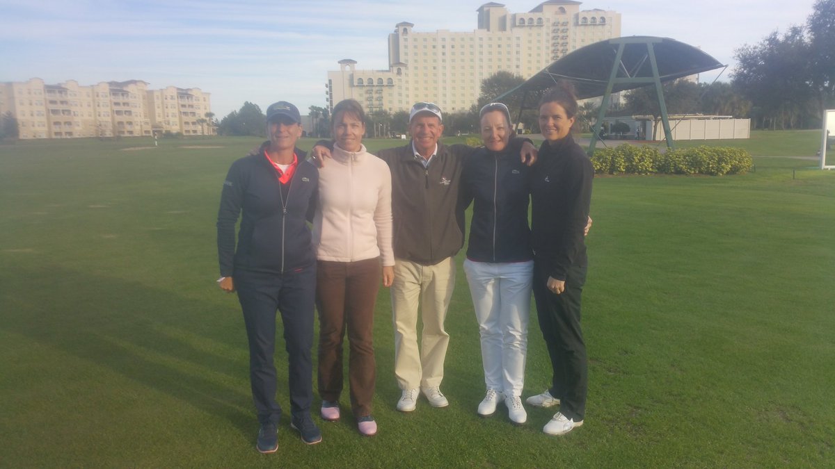Loved working with the Women's French Olympic golf team!