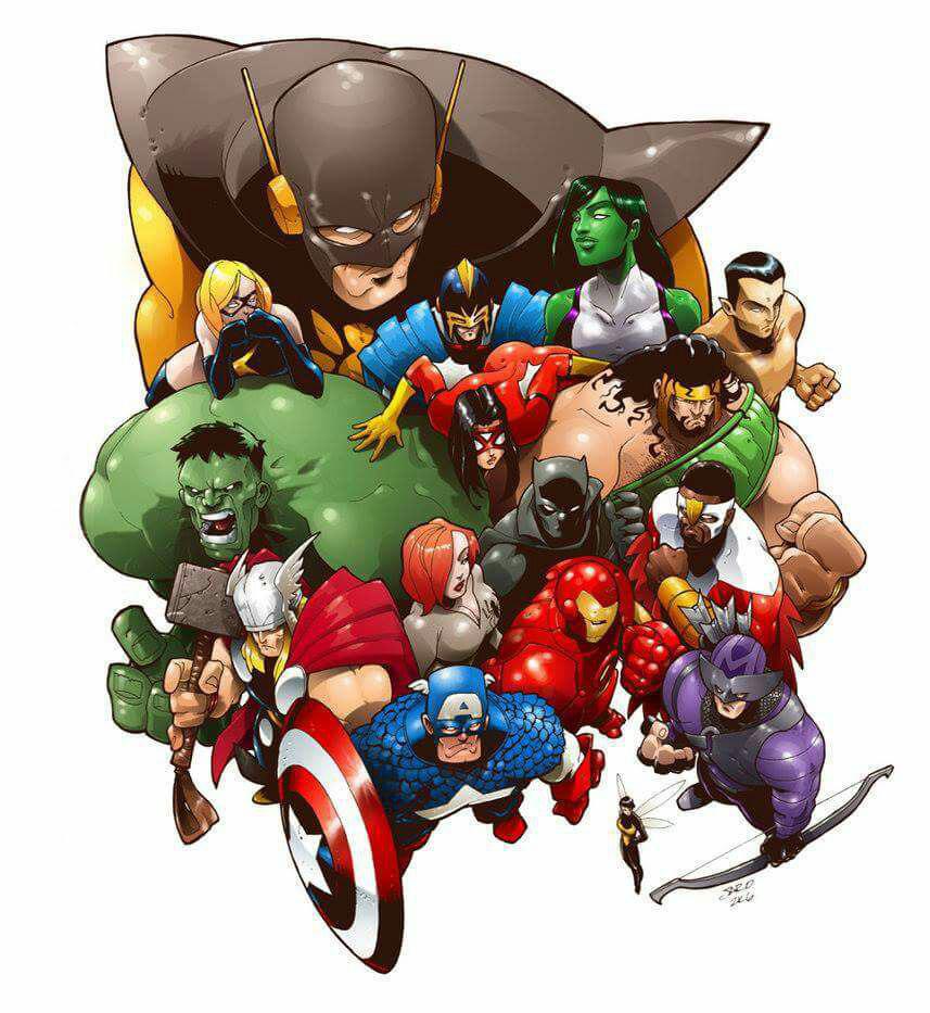 LaCasaDeEL's tweet image. #Vengadores a lo #StreetFighter