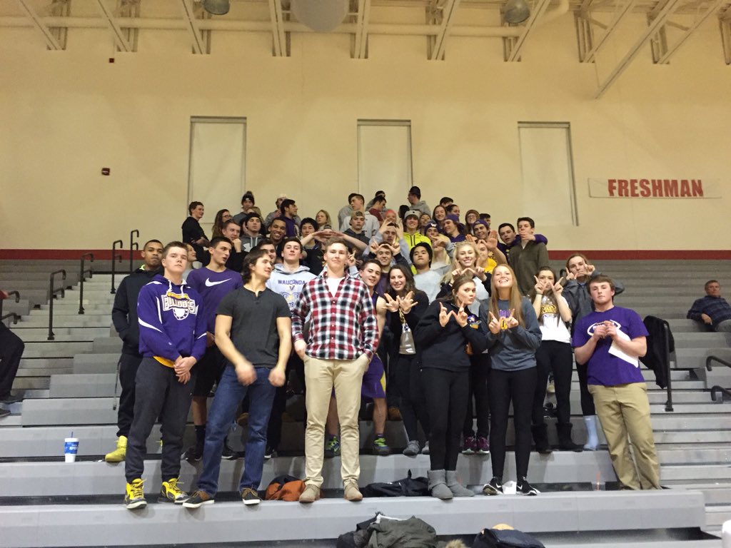 May have lost the basketball game, but our student section was definitely the winner 🔥