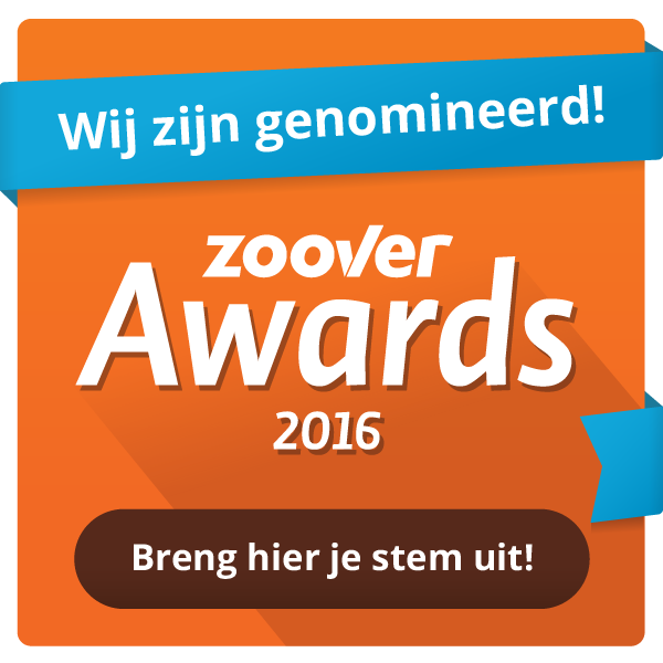 De genomineerden voor de Zoover Awards 2016 zijn nu bekend! Kijk op zooverawards.nl #zooverawards2016
