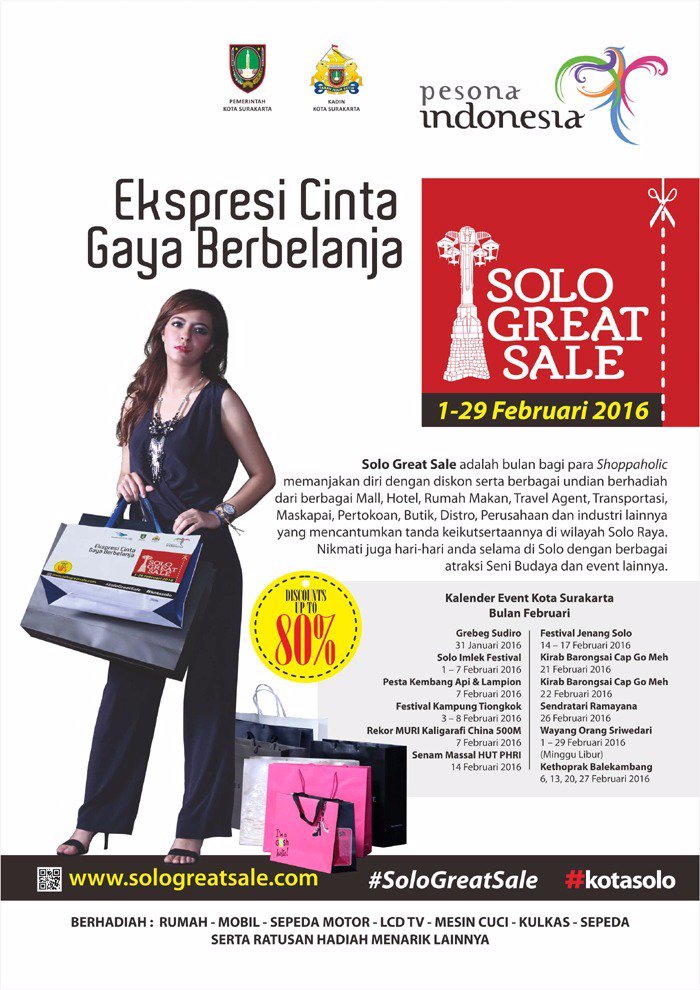 Banyak acara seru di bln Januari - Februari: <a href="/FestivalJenang/">Festival Jenang Solo</a> <a href="/GreatSaleSolo/">Great Sale Solo</a>, Grebeg Sudiro, Imlek Festival dll
