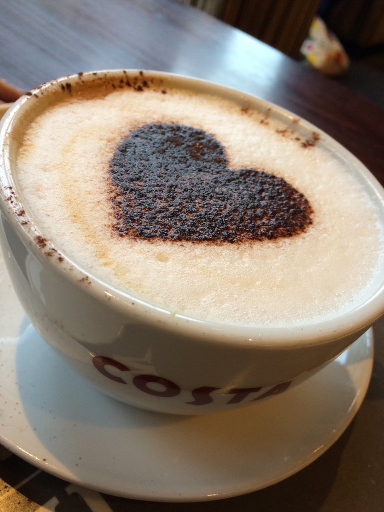 Just some costa lovin' #coffeelover #costa <a href="/CostaCoffee/">Costa Coffee</a> #whatawaytopressentacoffee