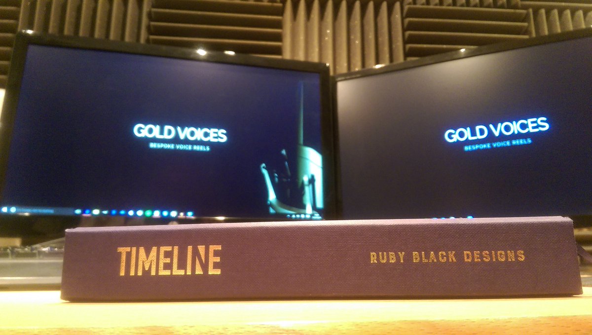 GoldVoices's tweet image. Plan your week with @RubyBlackDesign and book your #voicereel with @GoldVoices #voiceover