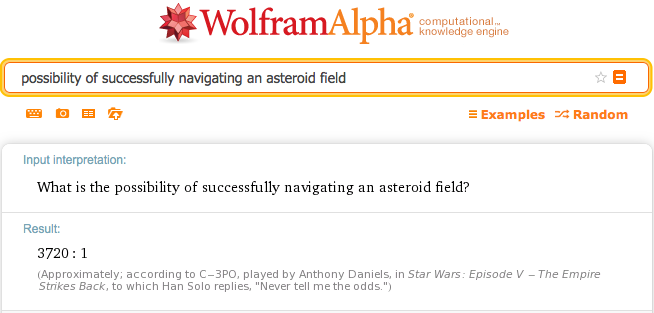 Still on that Star Wars hype.
wolframalpha.com/input/?i=possi…