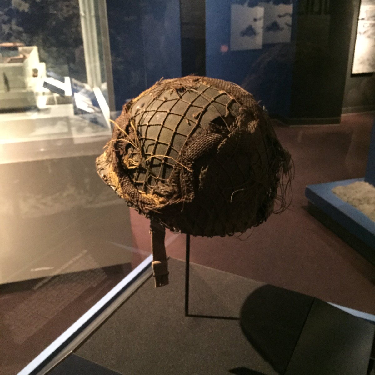 Every object has a story. This helmet tells about fighting to liberate France after D-Day: bit.ly/1Pff0jY