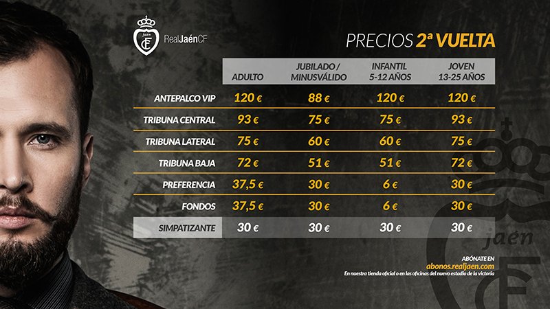 ¿Quieres un abono para la segunda vuelta? ¡RT a este tweet y participa! Más info: realjaen.com/web/noticias/1… #HalaJaen