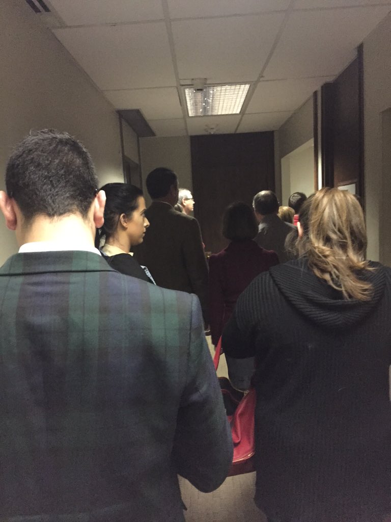 DMrqz13's tweet photo. There is a line of people waiting to get in to hear @LubbockEDA's announcement at the Wells Fargo Center https://t.co/vLwwgsfkEv