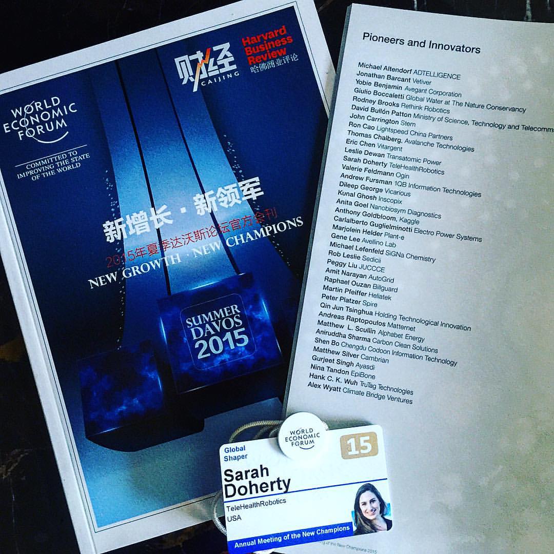 ICYMI: our CTO <a href="/SDoh6/">Sarah Doherty</a> was an honoree <a href="/wef/">World Economic Forum</a> 2015 Annual Meeting of New Champions (Summer Davos) in China! #AMNC15