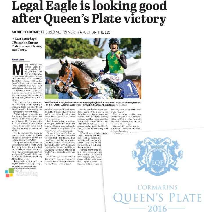 CSAglobal_'s tweet photo. Beyond the glitz &amp; glam of @LQPCT. Here's to #LQP2016's champion, Legal Eagle, &amp; an exciting future that awaits him. https://t.co/bhZD9ieiK1