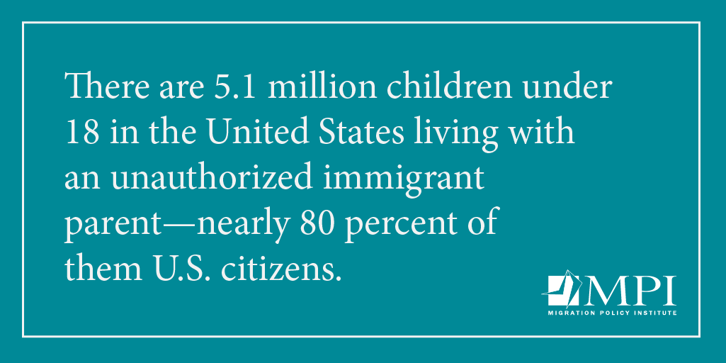 MigrationPolicy's tweet image. Fact sheet details number, characteristics &amp;amp; status of children of #unauthorizedimmigrants bit.ly/1RK4BkY