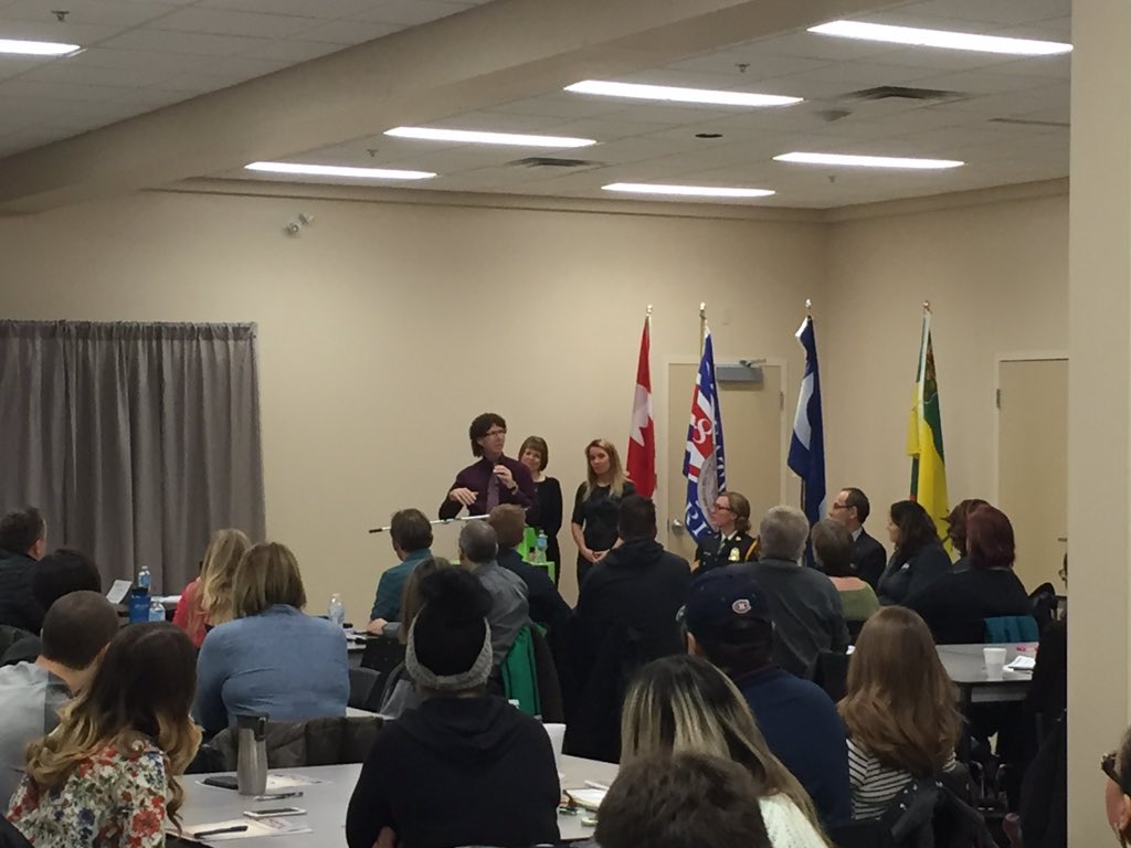 SaskPolytech's tweet photo. Kevin Cameron shares how proud he is of #YXE for having all education institutes signed onto #ctasp #collaboration https://t.co/gyFLQYSpjj
