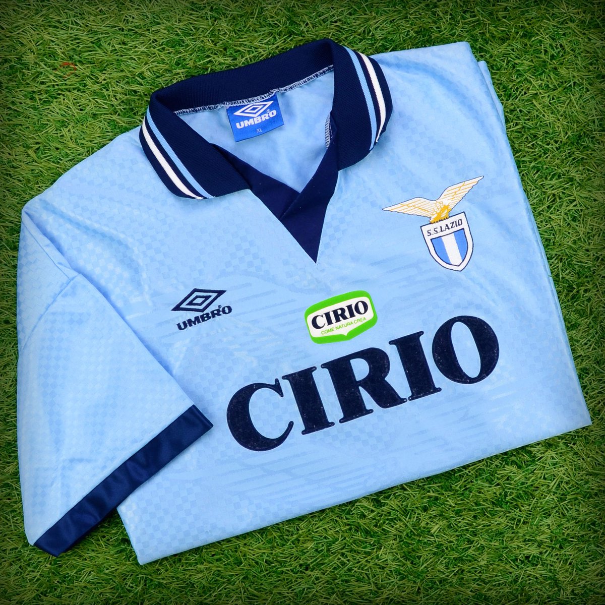 Lazio 96-97 Home shirt made by @UmbroUK as worn by #Italy 