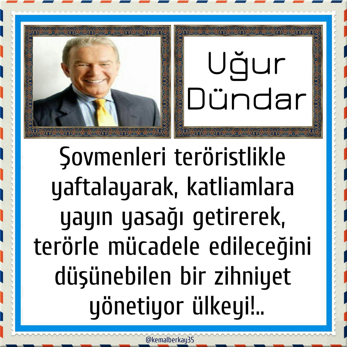 kemalberkay35's tweet photo. Yayın yasakları ile terörle mücadele edileceğini düşünebilen bir zihniyet yönetiyor ülkeyi!.
https://t.co/MSIcmIYQdO https://t.co/ILsPiEX5Z2