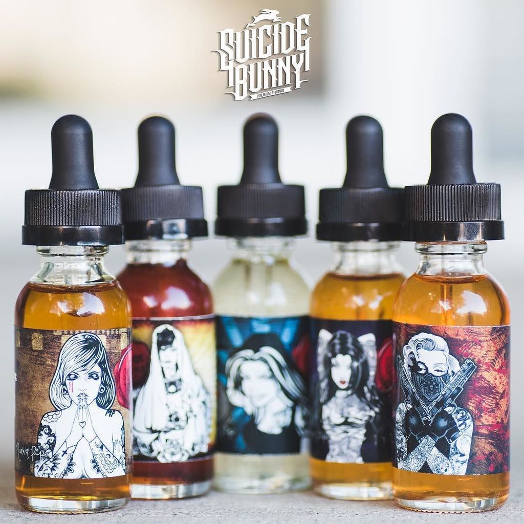 suicidebunny_'s tweet photo. Need 🐰💨? Giving away 30mL's of our Suicide Bunny line-up! FOLLOW, LIKE &amp; REPOST w/ #suicid… https://t.co/I6WU491XqL https://t.co/no0I5gQ9HU